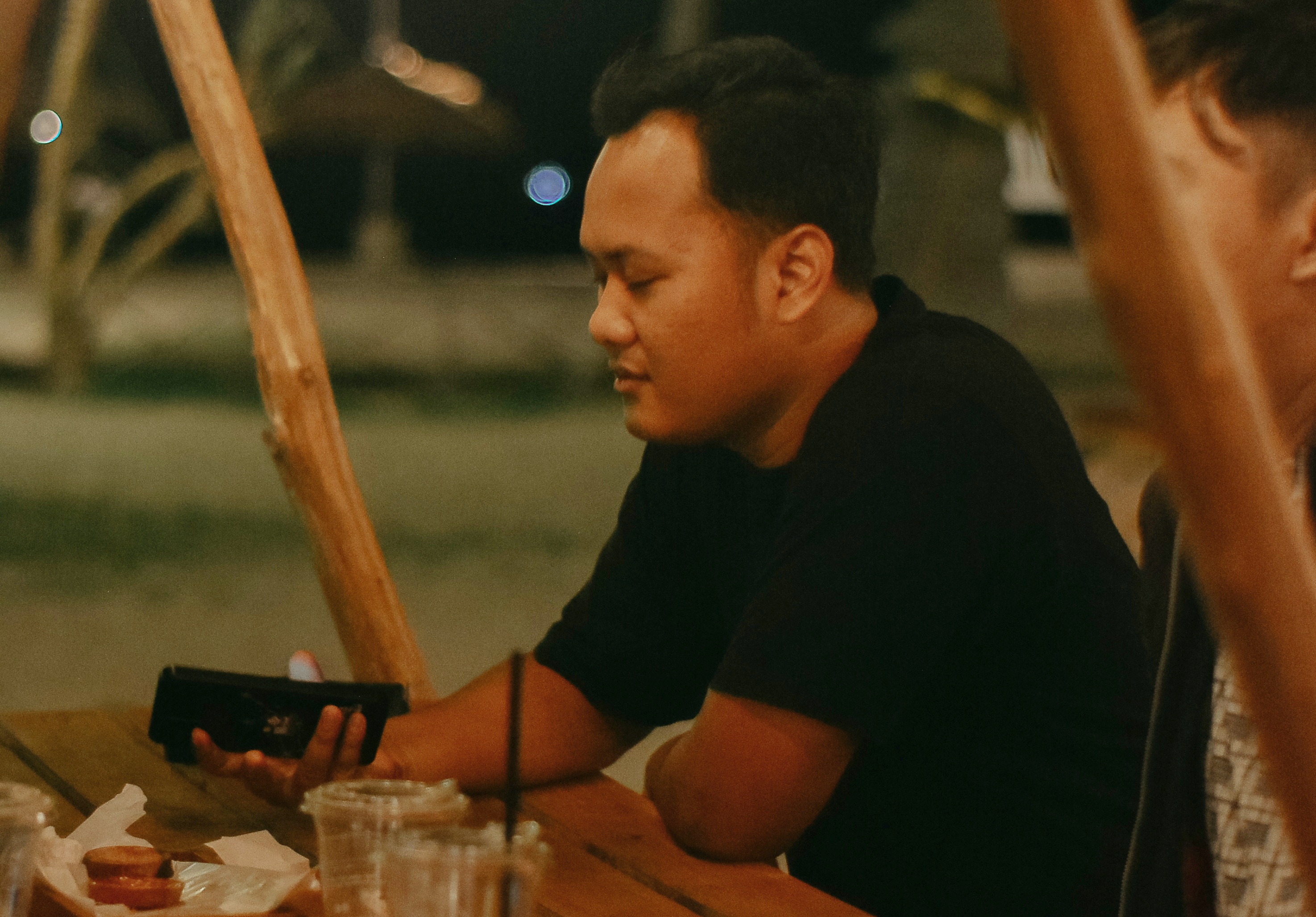 Fadilah Arifki at work with a colleague